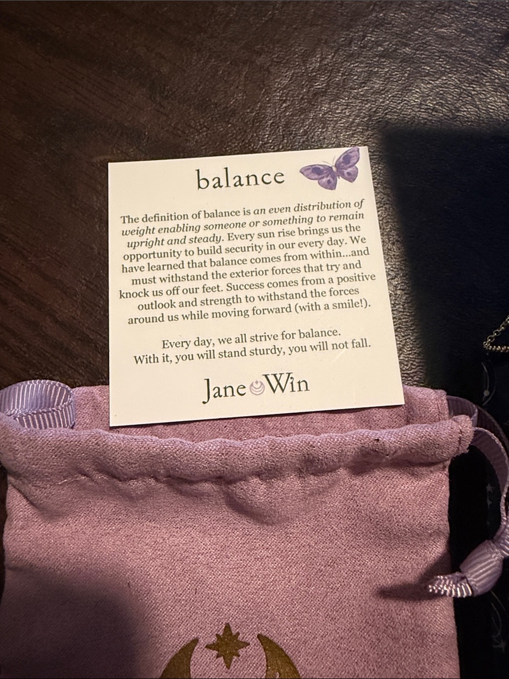 Jane Win Balance JW Original Gold Pendant Coin Necklace NWT - Picture 6 of 7